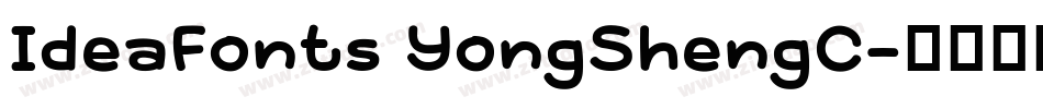 IdeaFonts YongShengC字体转换